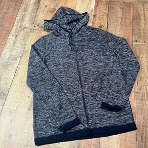 American Eagle | Men's Classic Fit Blue 100% Cotton Full Zip Hood Sweater Sz S